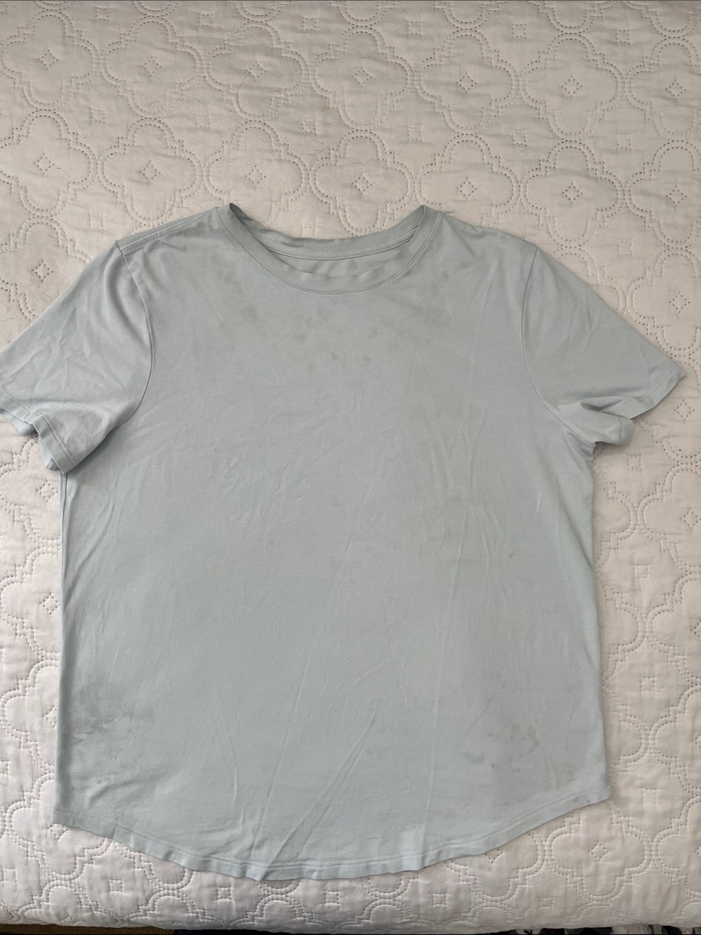 Lululemon Love Crewneck Short Sleeve T-Shirt Light Blue Size 14